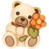 THUN Teddy con fiore in ceramica Primavera da vivere, medio* Teddy|Figure
