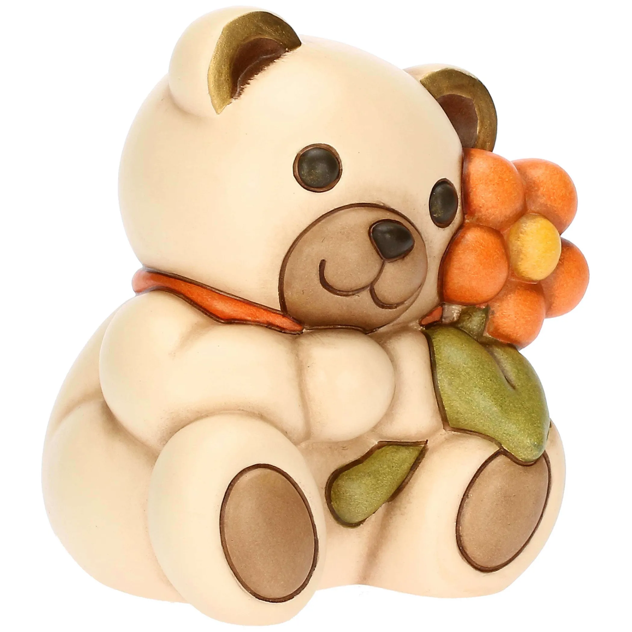 THUN Teddy con fiore in ceramica Primavera da vivere, medio* Teddy|Figure