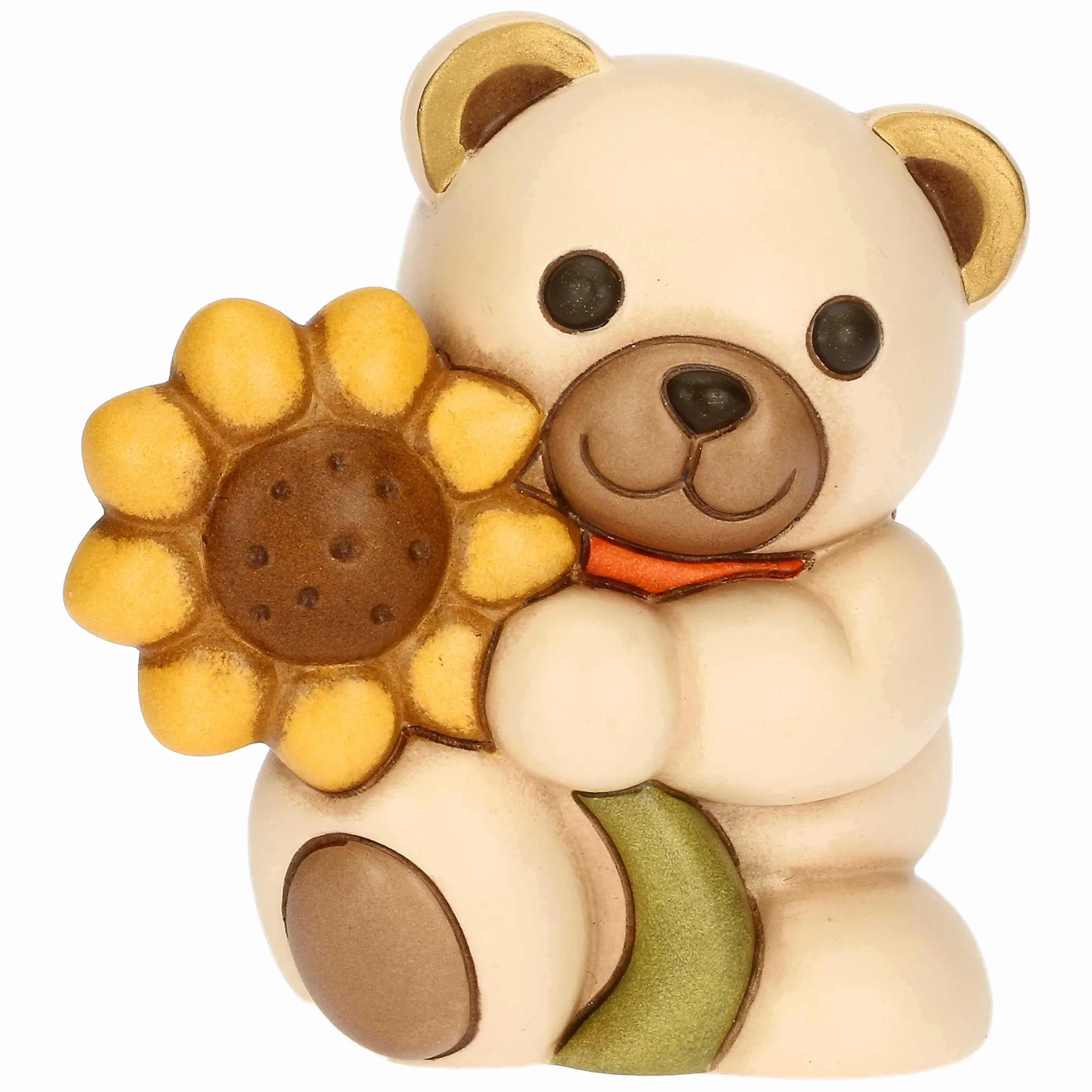 THUN Teddy con girasole in ceramica Primavera da vivere, medio* Teddy|Figure