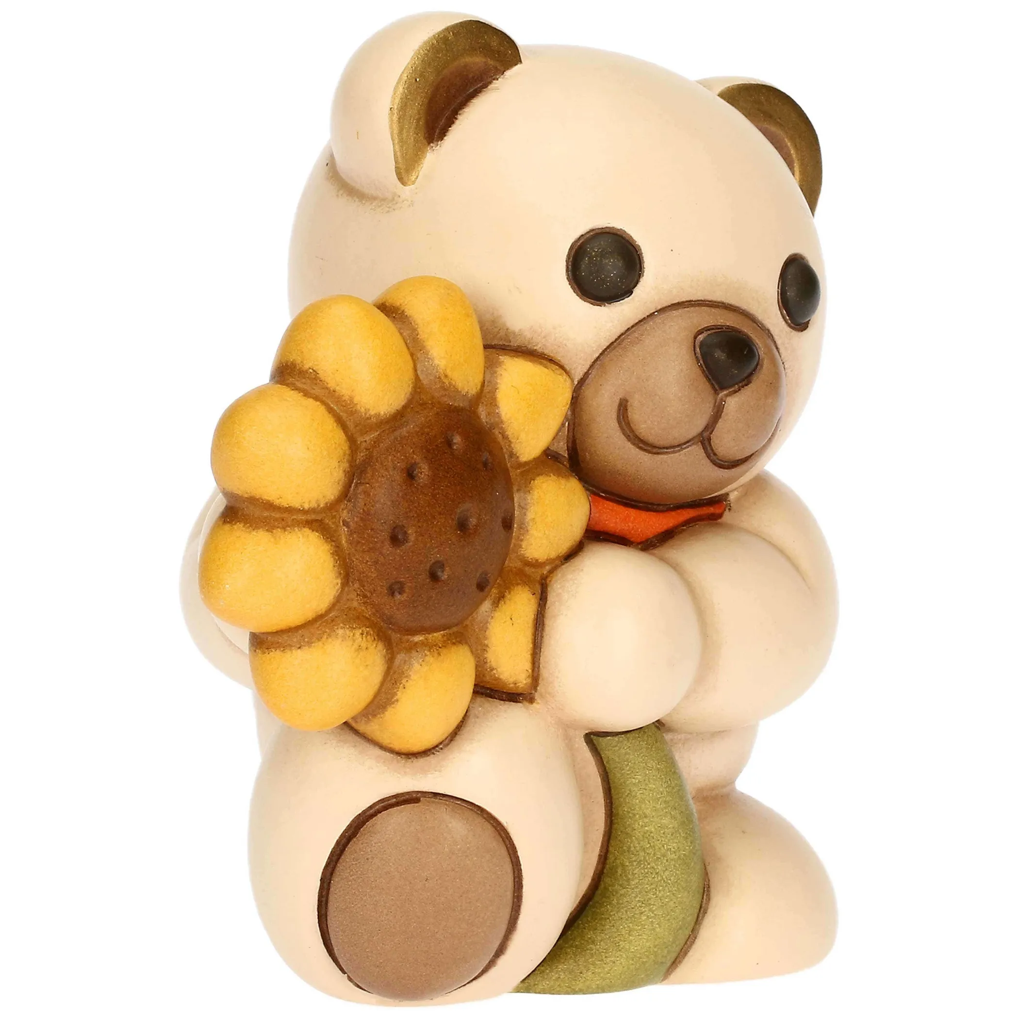 THUN Teddy con girasole in ceramica Primavera da vivere, medio* Teddy|Figure