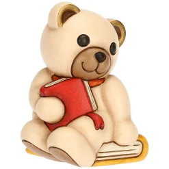 THUN Teddy con libro in ceramica* Figure|Animali E Mini Animali
