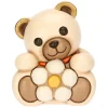 THUN Teddy con margherita in ceramica Primavera da vivere, piccolo* Teddy|Bomboniere Comunione
