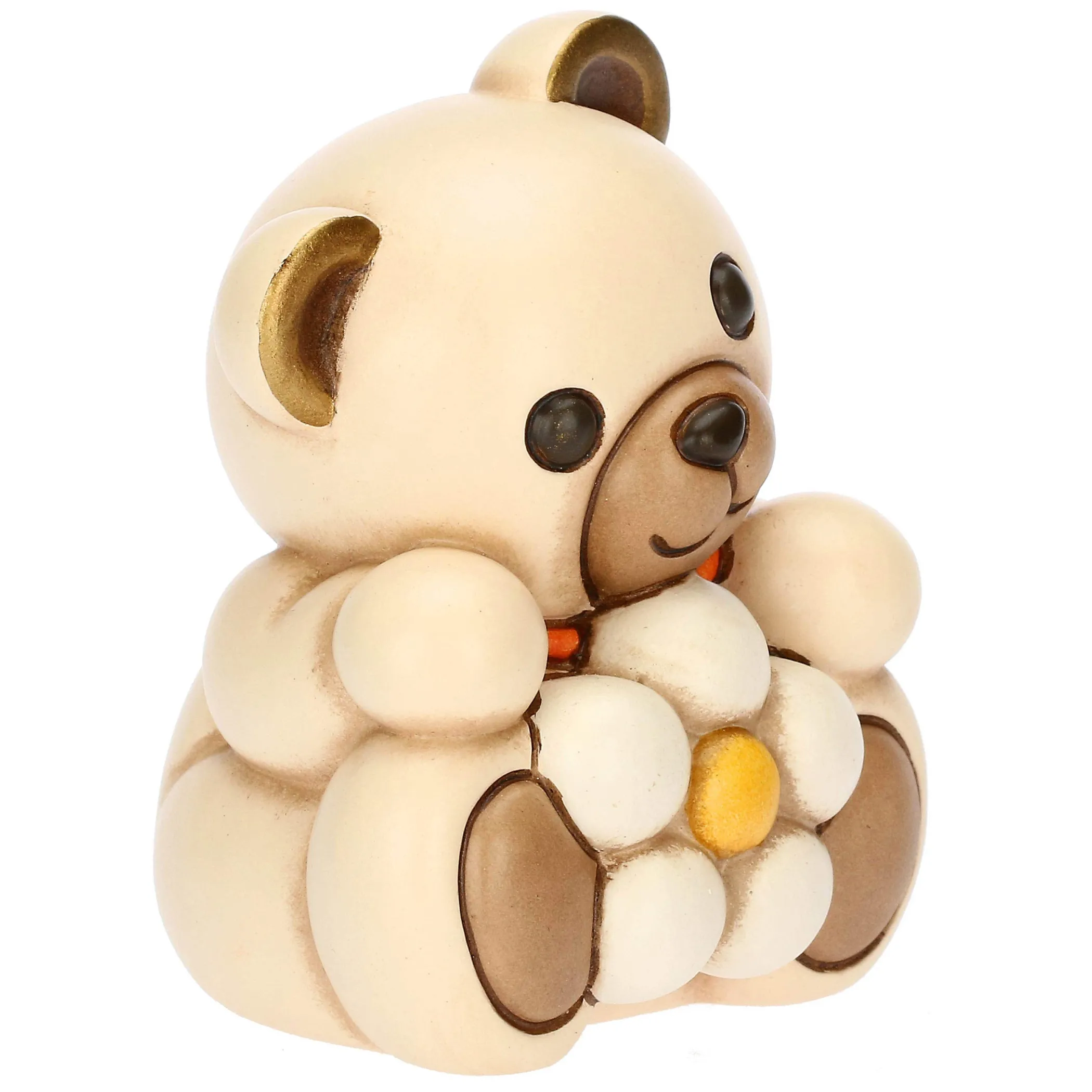 THUN Teddy con margherita in ceramica Primavera da vivere, piccolo* Teddy|Bomboniere Comunione