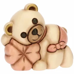 THUN Teddy con quadrifoglio Lei* Bomboniere Battesimo|Bomboniere Nascita