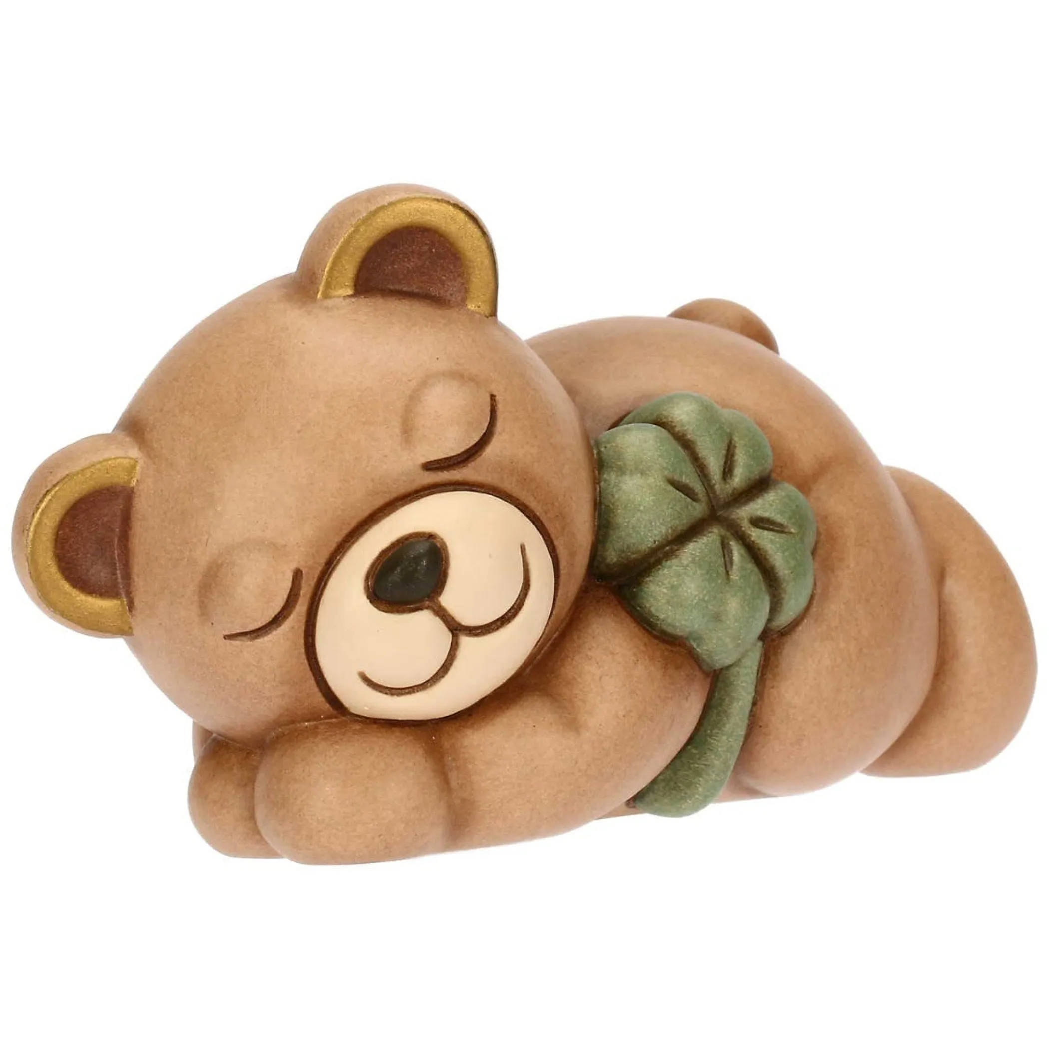 THUN Teddy con quadrifoglio, piccolo* Teddy|Figure In Ceramica
