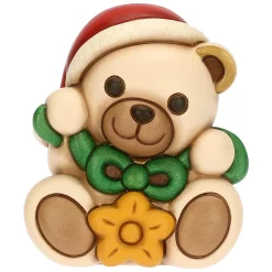 THUN Teddy con stella in ceramica, piccolo* Teddy|Addobbi Natalizi