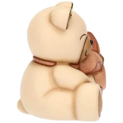 THUN Teddy in ceramica con girandola rosa* Teddy|Bomboniere Battesimo