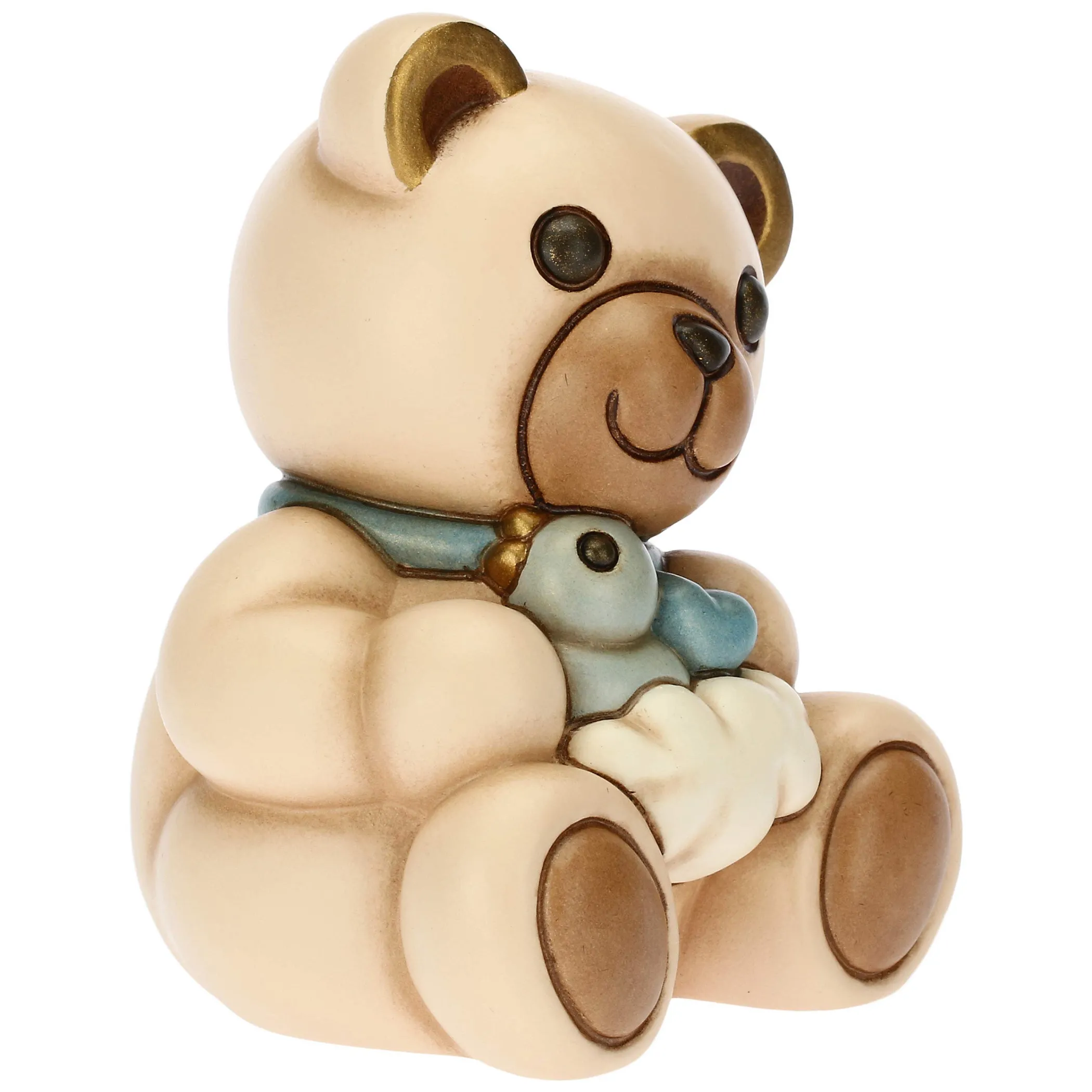 THUN Teddy Lui medio* Bomboniere Nascita|Figure In Ceramica