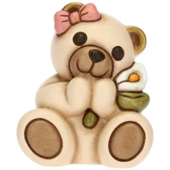 THUN Teddy Prima Comunione lei con giglio* Bomboniere Comunione|Bomboniere Cresima