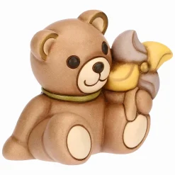 THUN Teddy Primavera in ceramica con girandola, piccolo* Teddy|Bomboniere Nascita