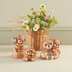 THUN Teddy Primavera in ceramica con girandola, piccolo* Teddy|Bomboniere Nascita