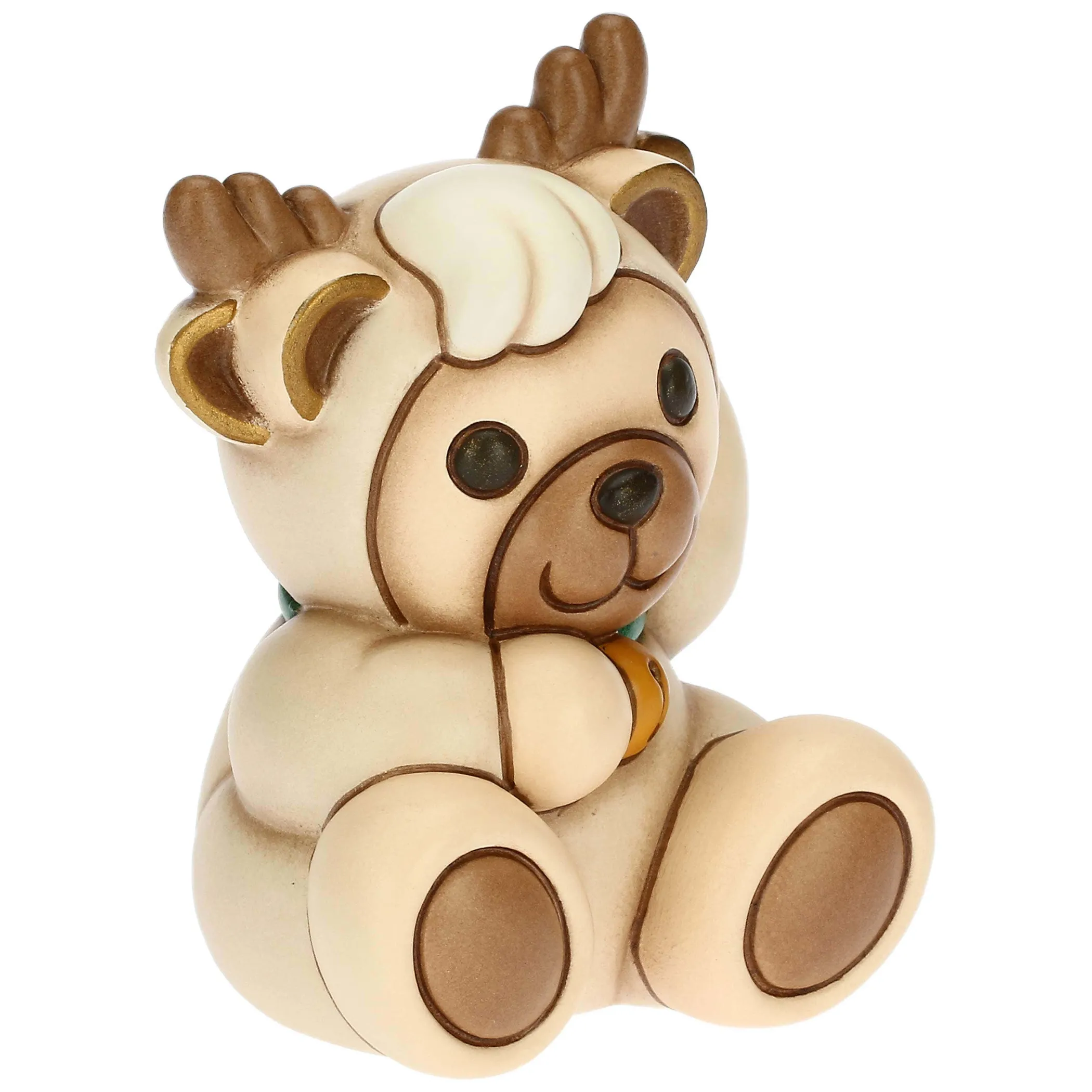 THUN Teddy vestito da renna in ceramica, piccolo* Teddy|Addobbi Natalizi