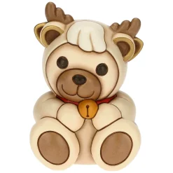 THUN Teddy vestito da renna in ceramica, medio* Teddy|Addobbi Natalizi