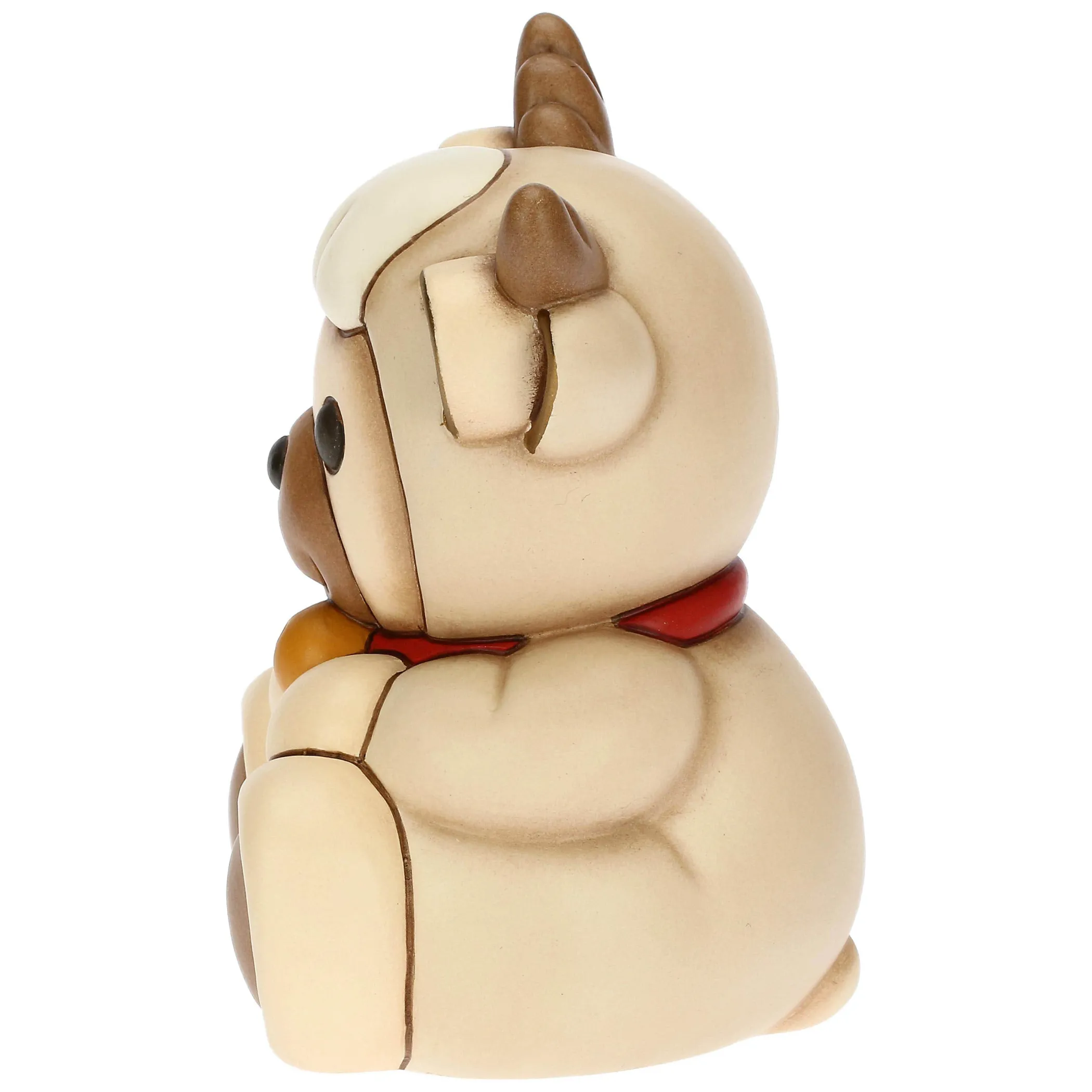 THUN Teddy vestito da renna in ceramica, medio* Teddy|Addobbi Natalizi