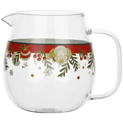 THUN Teiera in vetro Sorprese di Natale* Mug Tazze E Tisaniere|Accessori Natalizi Per La Tavola