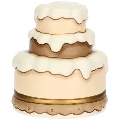 THUN Top cake con scritta "Auguri" in ceramica* Bomboniere Anniversario|Cake Topper