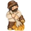 THUN Uomo con forcone e fieno in ceramica Presepe Classico* Presepe