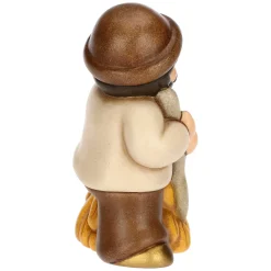 THUN Uomo con forcone e fieno in ceramica Presepe Classico* Presepe