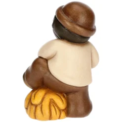 THUN Uomo con forcone e fieno in ceramica Presepe Classico* Presepe