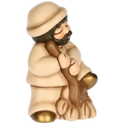 THUN Uomo con forcone e fieno in ceramica Presepe Classico* Presepe