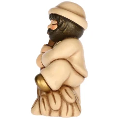 THUN Uomo con forcone e fieno in ceramica Presepe Classico* Presepe