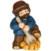 THUN Uomo con forcone e fieno in ceramica Presepe Classico* Presepe