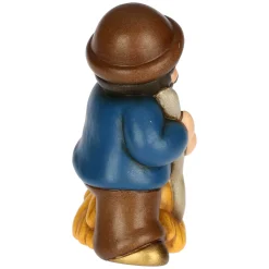 THUN Uomo con forcone e fieno in ceramica Presepe Classico* Presepe