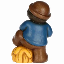 THUN Uomo con forcone e fieno in ceramica Presepe Classico* Presepe