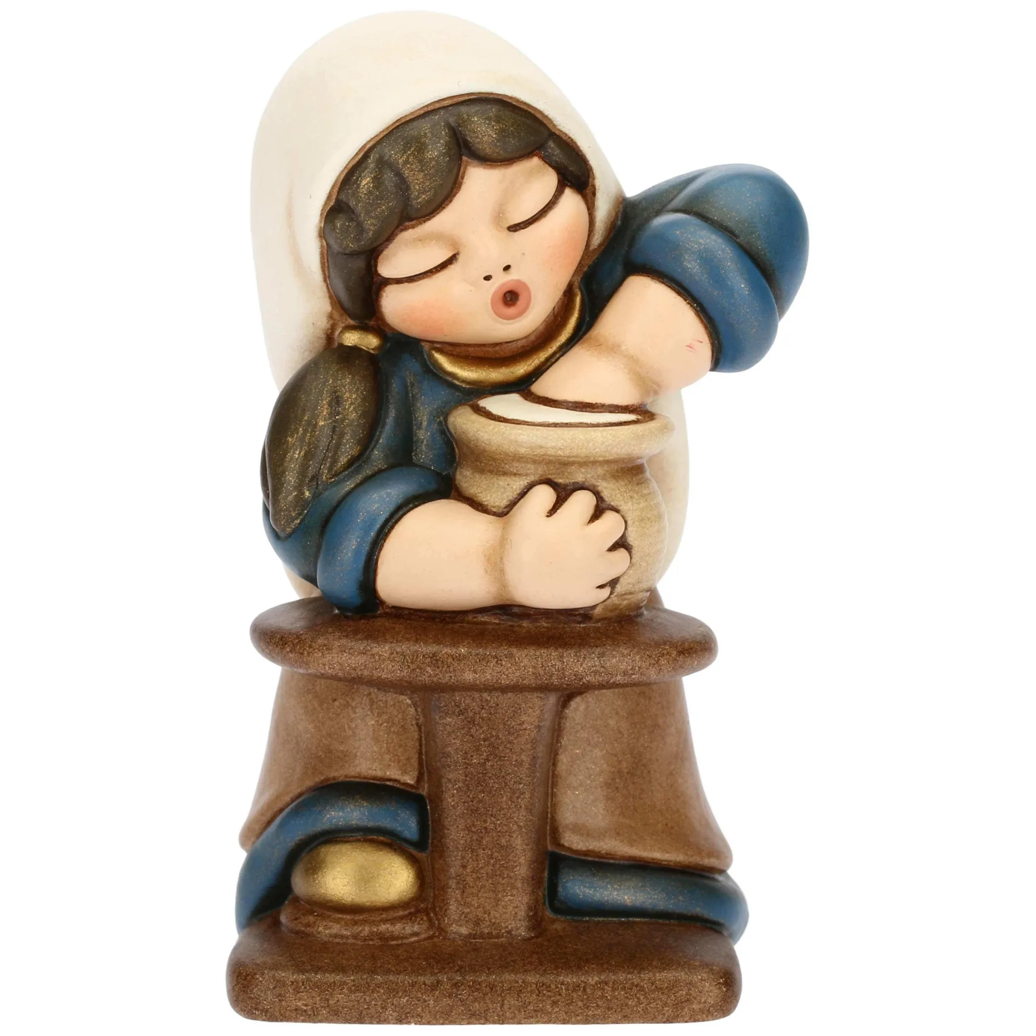 THUN Vasaia Presepe classico variante blu* Presepe