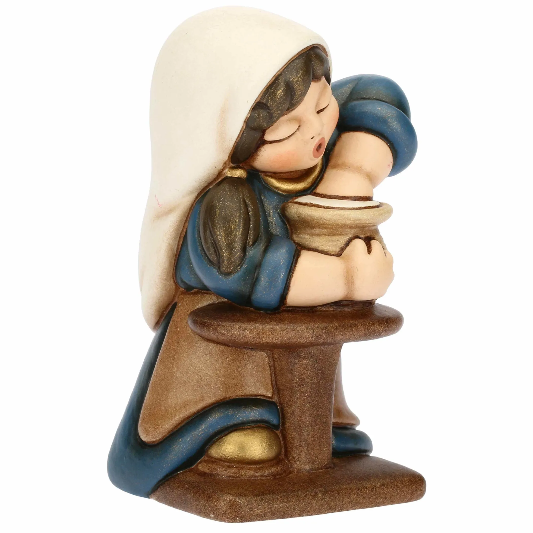 THUN Vasaia Presepe classico variante blu* Presepe