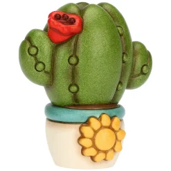 THUN Vasetto cactus con papavero, medio* Altri Oggetti Decorativi