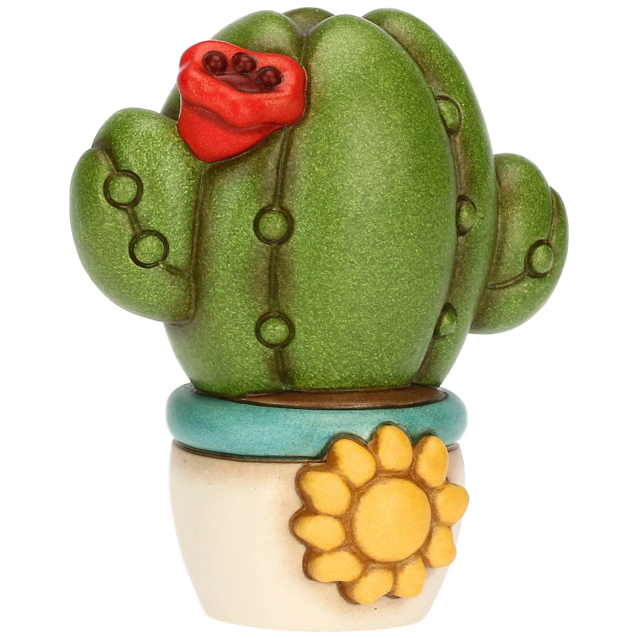 THUN Vasetto cactus con papavero, medio* Altri Oggetti Decorativi