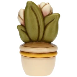 THUN Vasetto soprammobile con farfalla e fiori grande* Country|Vasi E Coprivasi