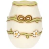 THUN Vaso con margherite e fiocco in ceramica, medio* Vasi E Coprivasi