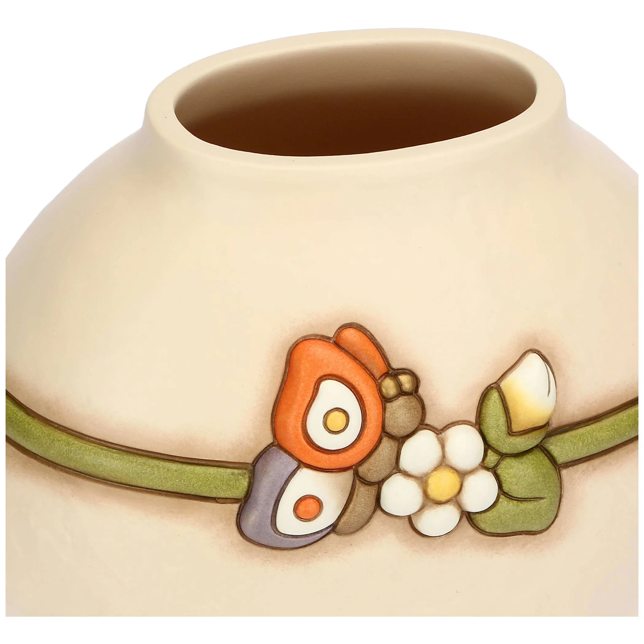 THUN Vaso in ceramica con farfalla Country Bloom, grande* Country Bloom E Sublime|Vasi E Coprivasi