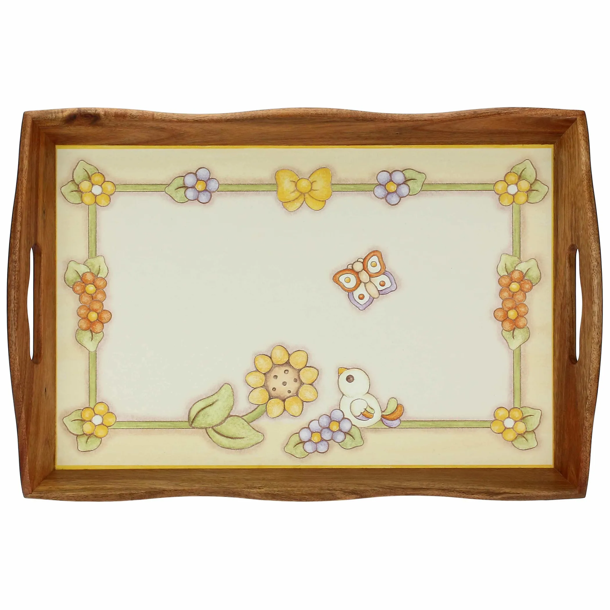 THUN Vassoio in legno di acacia Country* Country|Altri Complementi Per La Tavola