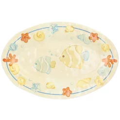 THUN Vassoio ovale in melamina Mare da amare* Altri Complementi Per La Tavola