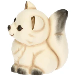 THUN Volpe bianca Perla in ceramica Inverno Incantato, piccola* Animali E Mini Animali|Figure