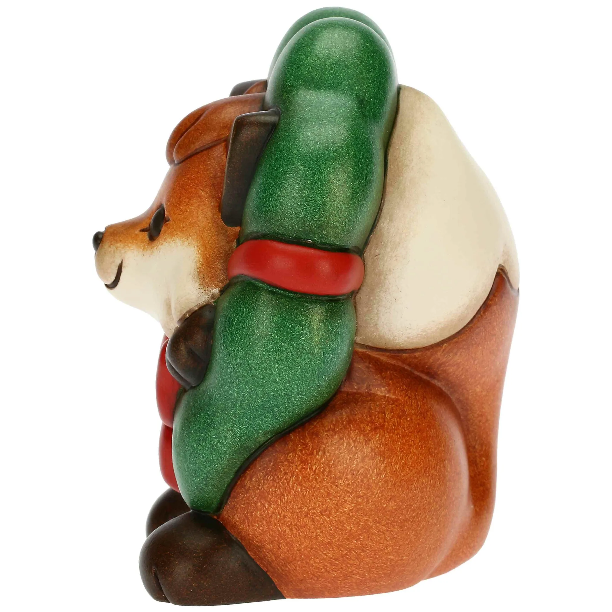 THUN Volpe Grace con ghirlanda e scatola in latta* Addobbi Natalizi|Figure