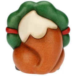 THUN Volpe Grace con ghirlanda e scatola in latta* Addobbi Natalizi|Figure