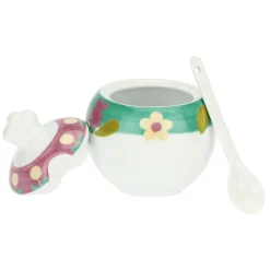 THUN Zuccheriera con cucchiaino in porcellana Florianne primavera* Zuccheriere