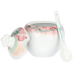 THUN Zuccheriera con cucchiaino in porcellana Bloomia* Zuccheriere