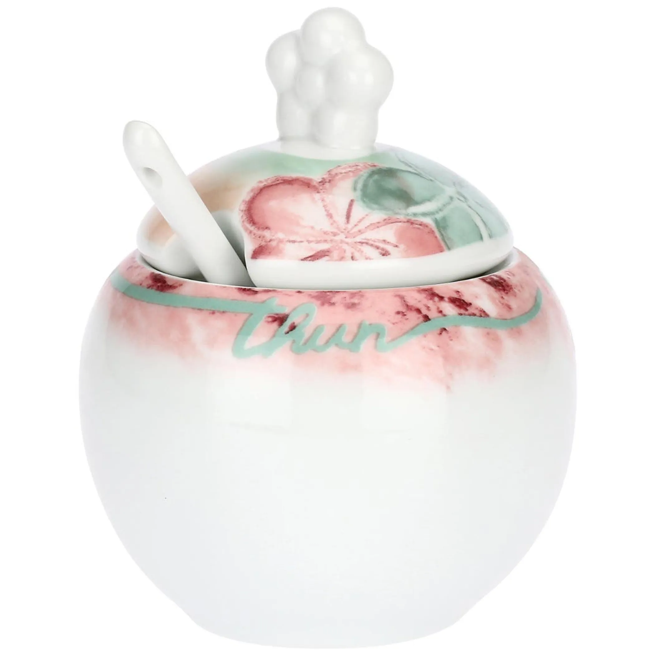 THUN Zuccheriera con cucchiaino in porcellana Bloomia* Zuccheriere