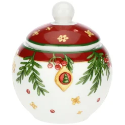THUN Zuccheriera con cucchiaino in porcellana Sorprese di Natale* Zuccheriere|Accessori Natalizi Per La Tavola