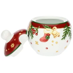 THUN Zuccheriera con cucchiaino in porcellana Sorprese di Natale* Zuccheriere|Accessori Natalizi Per La Tavola