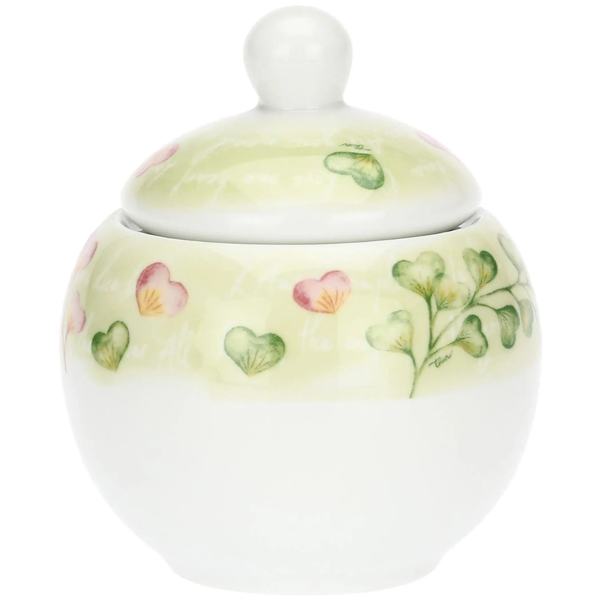THUN Zuccheriera con cucchiaino Cuori in fiore* Zuccheriere
