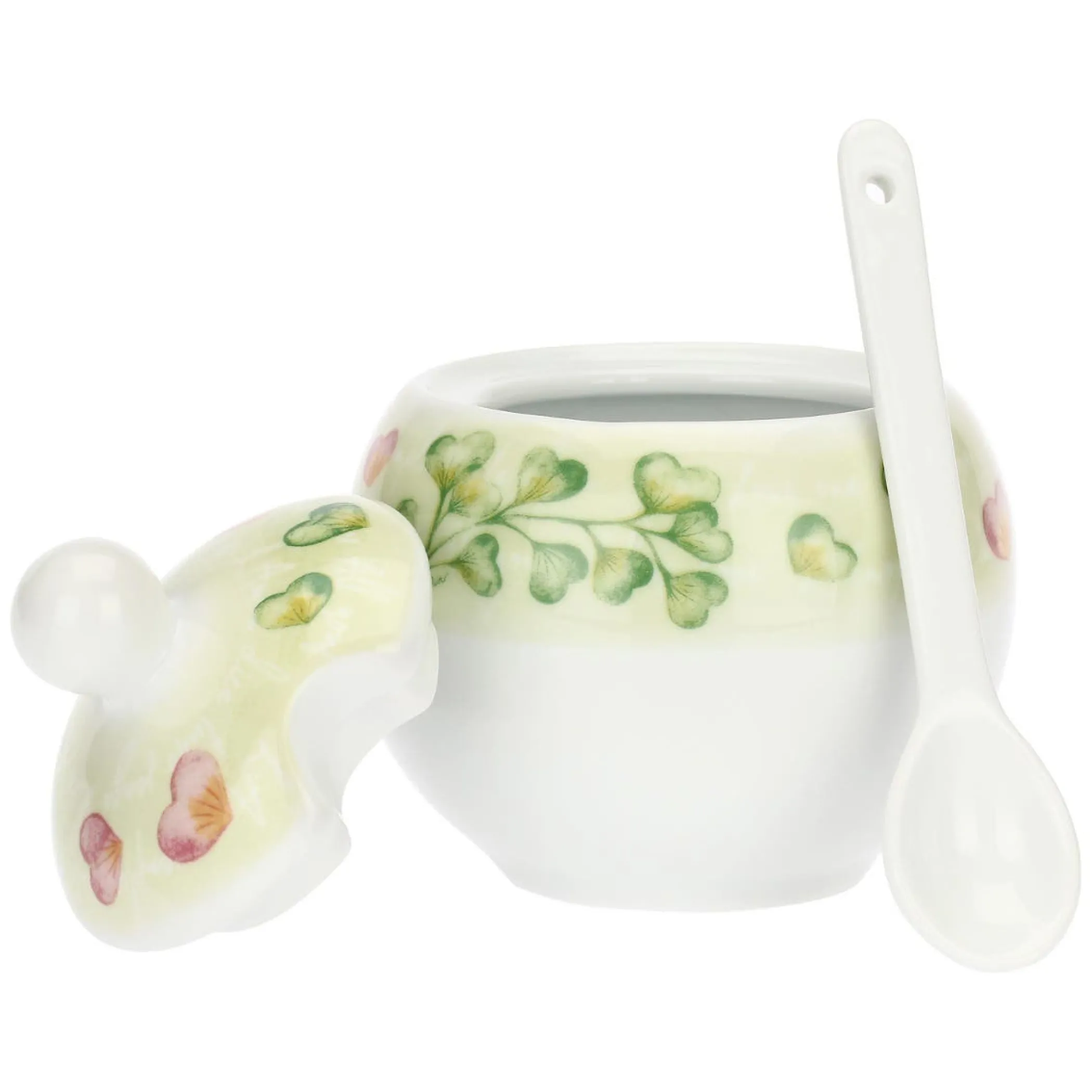 THUN Zuccheriera con cucchiaino Cuori in fiore* Zuccheriere