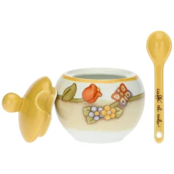 THUN Zuccheriera in porcellana con cucchiaino Country* Zuccheriere